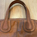 Kate Landry Tote Tan Faux Leather Work Bag Purse Photo 1