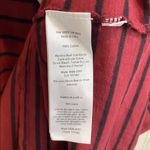 Current/Elliott Beatnik Long Sleeve Striped Mini Dress in Cabernet Size 0 NWT Photo 8