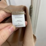 Sweet Pea  NY&CO tan pink reptile animal print tie neck loose tunic high low top Photo 4