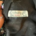 Free People Big Night Sequined Black Crop Top Photo 3