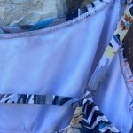 Hurley  gray blue white floral one-piece swimsuit size XXL Photo 5