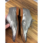 Blue Bird Women's Silver Brogue Flats Size 7 Photo 6