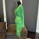 Women’s Sexy Green Long Sleeve BodyCon Party Dress Size 10/12 NEW Photo 3