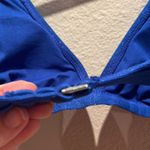 Xhilaration New Blue Sparkly Bikini Top Size Medium Rave Top NWT Photo 7
