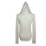 Athleta  White Hooded Top Small Long Sleeve Photo 3
