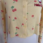 Hello Kitty Yellow  Cherry Cardigan Only M Photo 6