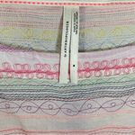 Anthropologie Medium Pastel Embroidered Cotton Oversized Boho Rainbow Festival Photo 2