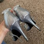 Caparros Silver Rhinestone High Heels Photo 3