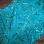 Hunter Bell Silk hunter Dixon by    floral leaf printed pleated dress holiday Photo 1