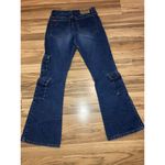 Mudd  Jeans Junior's pockets Y2K 2000s Low Rise Flare Jeans Light Wash Size‎ 9 Photo 4