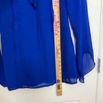 White Fox Boutique White Fox Falling to Pieces Azure Long Sleeve Blue Dress Womens Medium Photo 11