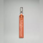 Lululemon  Never Lost Keychain in Coral Kiss / Wisp Yellow O/S NWT Photo 1