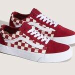 Vans  Red Checkered Old Skool Sneakers Photo 0