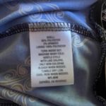 JM Collection  Blue and Black Patterned Dress with rhinestones Photo 5