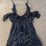 Princess Polly Black And White Polka Dot Mini Dress Photo 1