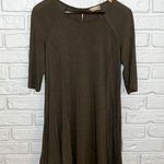 Altar'd State olive green half sleeve dress size small Photo 0