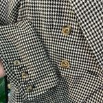 Storia Houndstooth Double Breasted Blazer Women's Size S Black White Classic Fit Photo 6