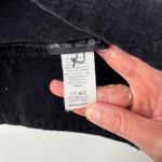 Sans Souci Black Velvet Mini Skirt Sz M Cotton Velour Gothic Dark Academia Punk Photo 3