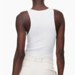 Aritzia  Babaton Taupe Contour 90s Bodysuit High-Crewneck Bodysuit Size 2XS #7670 Photo 3