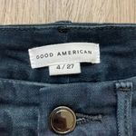 Good American Good Waist Crop Raw Hem Jeans Size 4 Photo 6