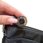 Coach  Signature Jacquard Swingpack Crossbody Bag Black Photo 4