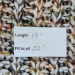 Noisy May Multi-Color Chunky Knit Sweater Vest Size Small Cropped Vest Photo 2