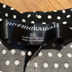 Norma Kamali  Baby Polka Dot Faux
Wrap Slinky S/S Dress Black & White Sz LARGE Photo 3