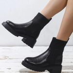 SheIn Women Minimalist Slip-On Sock Boots Size 8 (New with tag) Photo 0