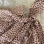 Revolve Sabina Musayev Nissa Peach Metallic Ruffle Midi Skirt Photo 7