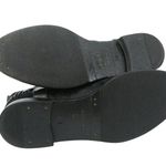 Le Silla Black Leather Studded Chains Pony Hair Biker Boots 38 US 8 Photo 6