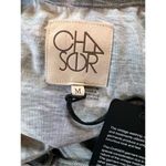 Chaser NWT! Antique Green Tropical Floral Print Ruffle Tank Top Medium Photo 2