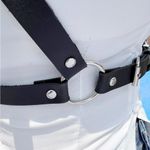 Black Harness Suspender Belt O Ring New Photo 1