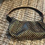 Tosca Blu Y2K Black Netted Orange Shoulder Bag Photo 1