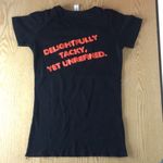 Hooters  Girl Worn Super Sexy V-Neck T-shirt Chicago Stretchy Cotton Soft Sz XXS Photo 3