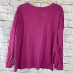 Threads 4 Thought Longsleeve hi lo flowy top w/ side slits & drop shoulder sz S Photo 1