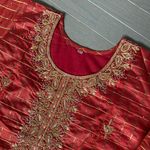 Traditional Indian Wear Classy Salwar Suit Pakistani Beautiful Salwar Kameez Red Size M Photo 8