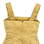Reformation Women’s Kerrigan Linen Tank Dress in Tuscan Sun Mustard Yellow Sz 0 Photo 7