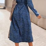 Leopard Dress Multi Size 4 Photo 3