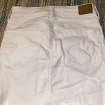 American Eagle Outfitters white denim high waisted skirt Photo 2