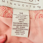 Norton Mcnaughton Vintage 14 Blazer Jacket Peach Jacquard Damask Boho Cottage Photo 4