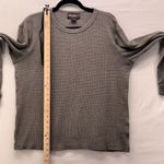 Eddie Bauer  Waffle Knit Thermal Shirt Gray Small Photo 9