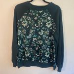 Jason Wu  mixed media sweater evergreen size medium Photo 2