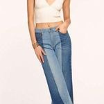 Ramy Brook  Vinnie High Rise Wide Leg Jeans In Tonal Wash Size: 27 Photo 0