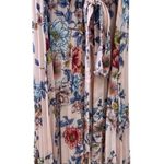 Thirty thirty pink floral pleated pink & blue dress party flowy size large Photo 1