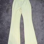 Guess by Marciano Women’s GUESS Yellow Flare Pants Work Slacks 8 Photo 0