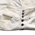 Joie Desoray High Rise Button Down Porcelain White Pants, Size 25 Photo 6