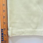 ZARA  Cream Faux Leather Cropped Pants Minimalist High Rise Straight Leg 6 - Flaw Photo 5