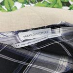 Urban Outfitters UO Plaid Runched Sleeve Top 124 Photo 1