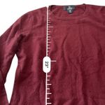 Lands' End LANDS’ END Classic CASHMERE Burgundy Women's crew neck sweater Size XS Photo 5