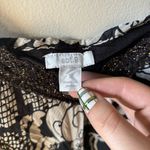 Apt. 9  Black and White Flowy Tank Top Photo 2